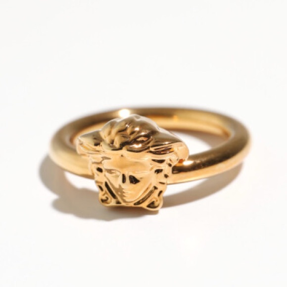 Versace Jewelry - Versace Gold Medusa Ring - Size 6 - Excellent Condition
